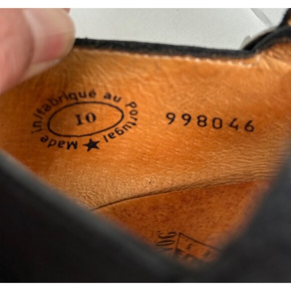 John Fluevog Leather Prepare Leader Platform Mary Jane Heels Black - Picture 9 of 12